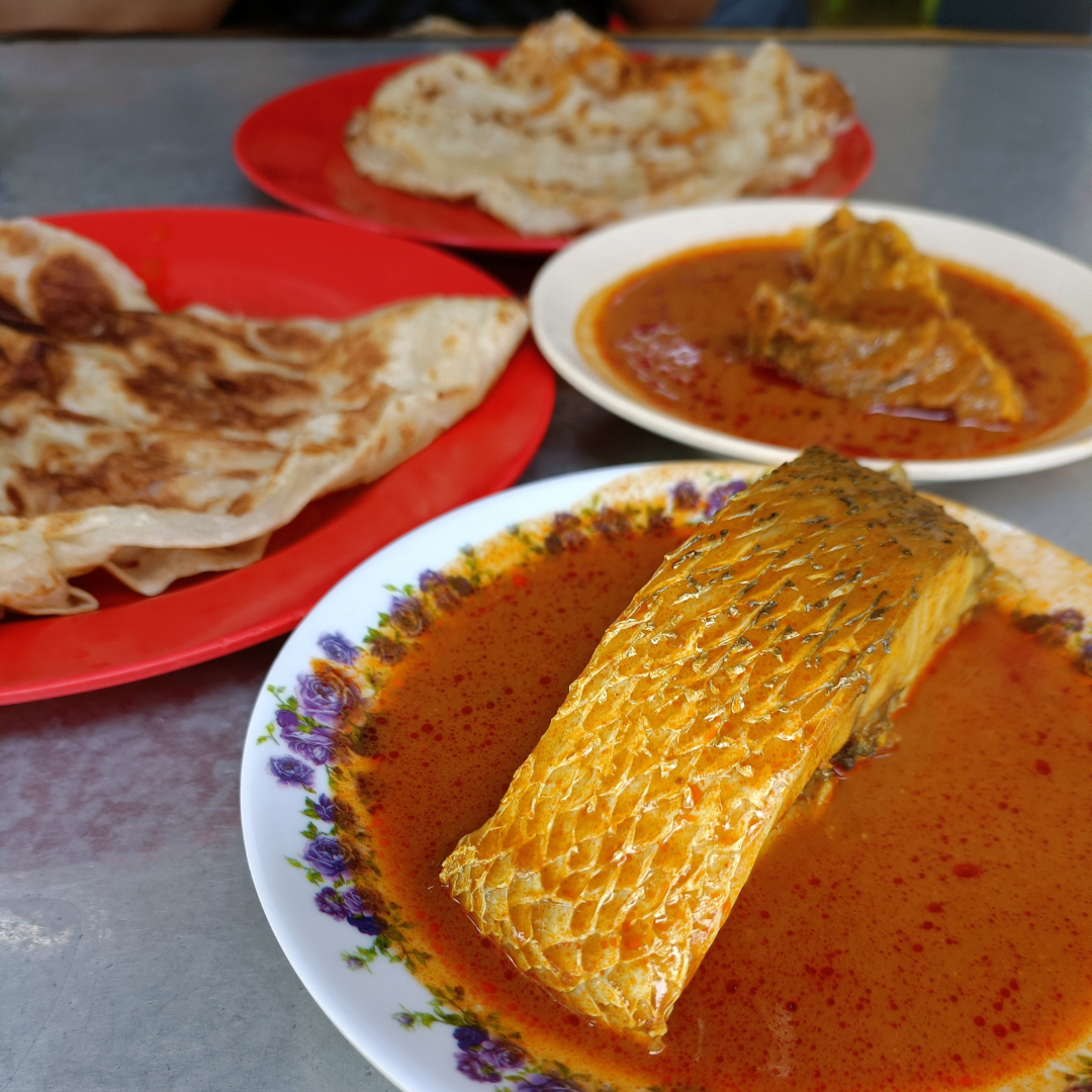 Roti Canai Cecah Kari Ikan Siakap Mantap di Restoran Faizal,&nbsp;Melaka!