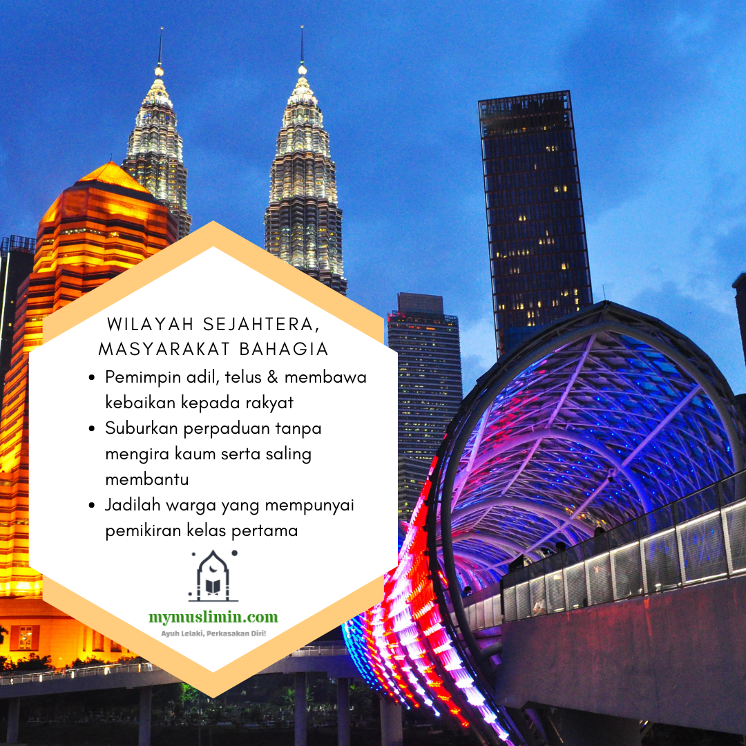 Teks Khutbah Jumaat: Wilayah Sejahtera, Masyarakat&nbsp;Bahagia